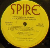 The Victory Choral Ensemble* : O' For A Thousand Tongues (LP, Album)