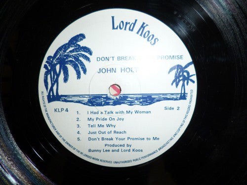 John Holt : Don't Break Your Promise (LP, Album)