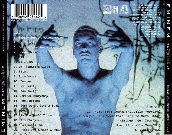 Eminem : The Slim Shady LP  (CD, Album + CD, Enh + S/Edition)