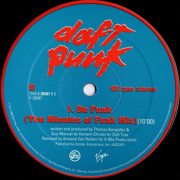 Daft Punk : Da Funk (12")