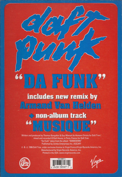 Daft Punk : Da Funk (12")