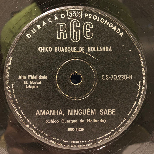 Chico Buarque De Hollanda : A Banda (7", Single, Mono)