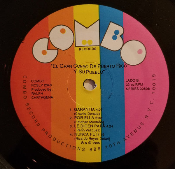 El Gran Combo : El Gran Combo De Puerto Rico Y Su Pueblo (LP, Album)