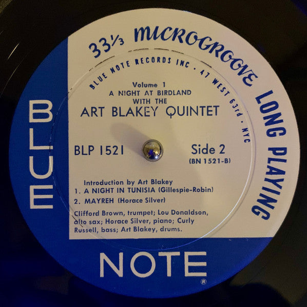 Art Blakey Quintet : A Night At Birdland, Volume 1 (LP, Comp, Mono, RE, RP)