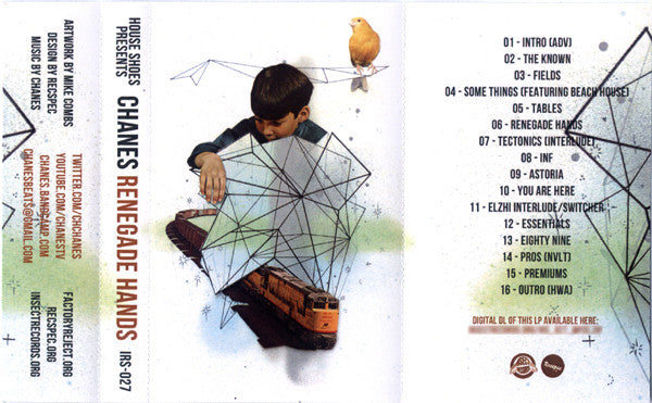 House Shoes Presents Chanes : Renegade Hands (Cass, Album, Ltd)
