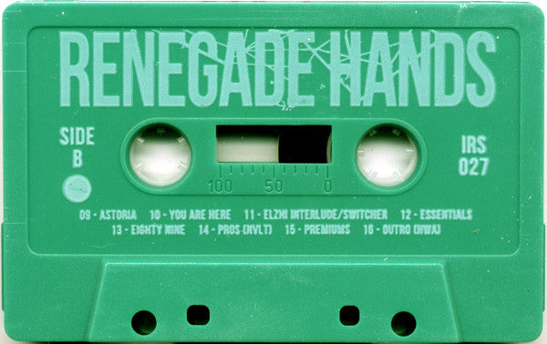 House Shoes Presents Chanes : Renegade Hands (Cass, Album, Ltd)