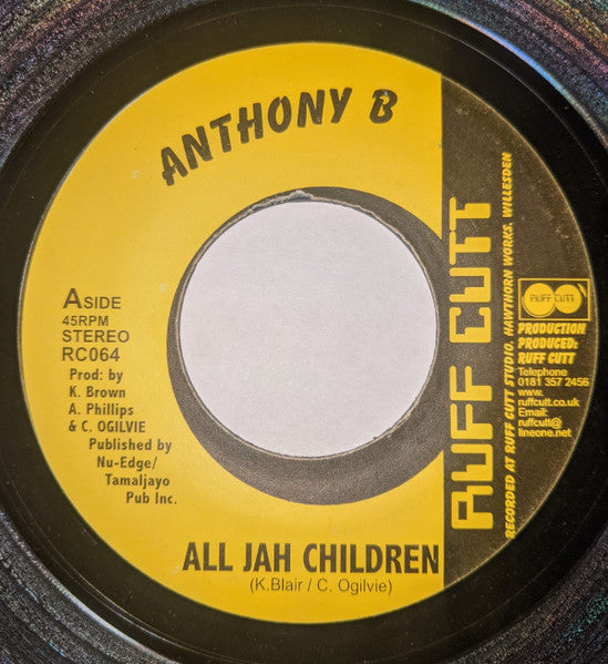 Anthony B : All Jah Children (7")