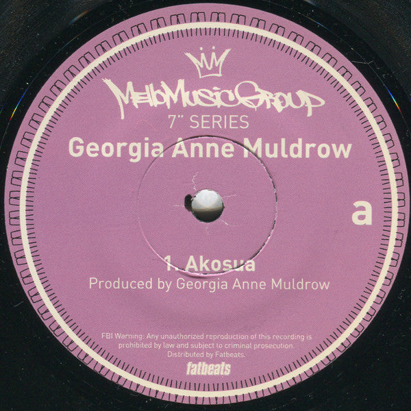 Georgia Anne Muldrow : Akosua (7", Ltd)