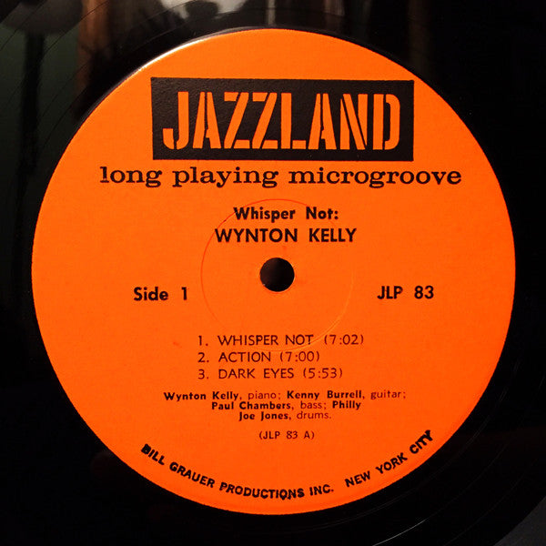 Wynton Kelly : Whisper Not (LP, Album, Mono, RE, RM)