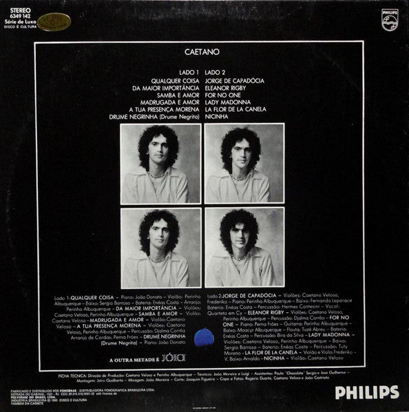 Caetano Veloso : Qualquer Coisa (LP, Album, RE)