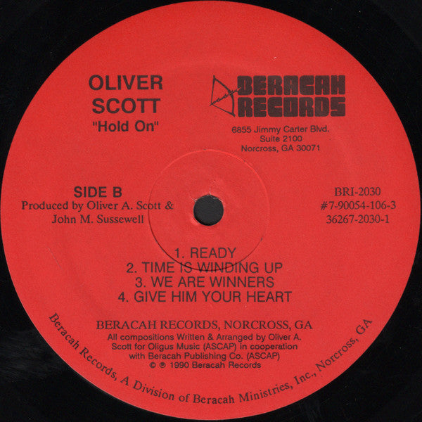 Oliver Scott : Hold On (LP)