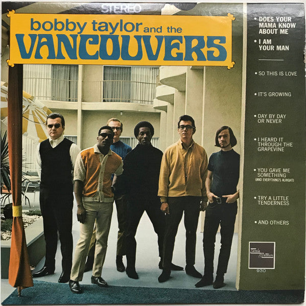 Bobby Taylor And The Vancouvers* : Bobby Taylor And The Vancouvers (LP)