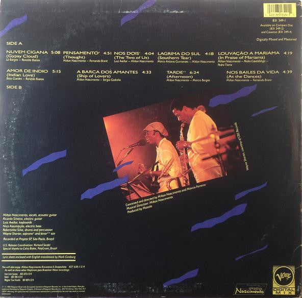 Milton Nascimento Special Guest Wayne Shorter : A Barca Dos Amantes (LP, Album)