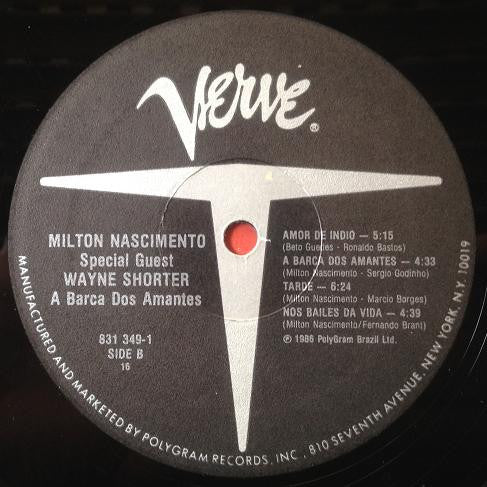 Milton Nascimento Special Guest Wayne Shorter : A Barca Dos Amantes (LP, Album)