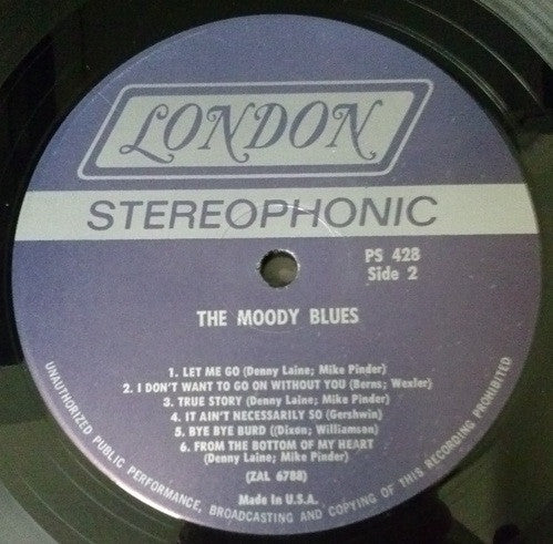 The Moody Blues : Go Now - Moody Blues #1 (LP, Album, M/Print)
