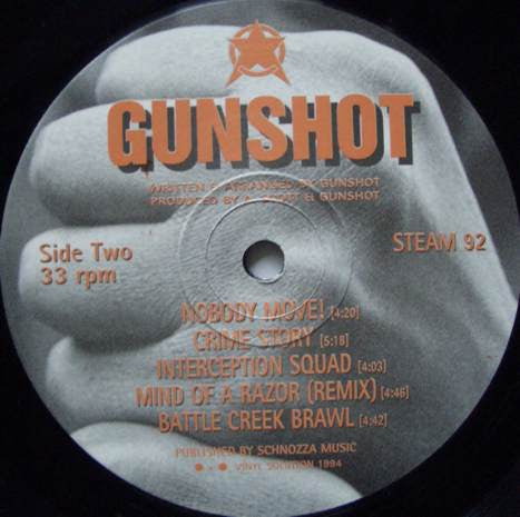 Gunshot : The Singles (LP, Comp)