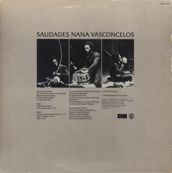 Nana Vasconcelos* : Saudades (LP, Album)