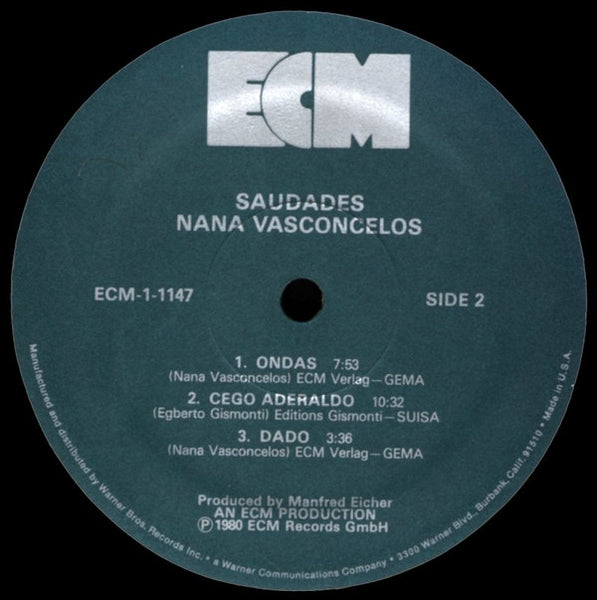 Nana Vasconcelos* : Saudades (LP, Album)