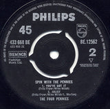 The Four Pennies : Spin With The Pennies (7", EP)