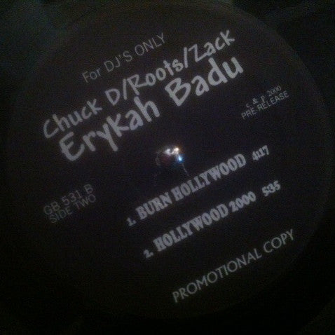 Goodie Mob / Chuck D, Roots*, Zack* / Erykah Badu : Just A Song / Burn Hollywood / Hollywood 2000 (12", Promo, Pre)