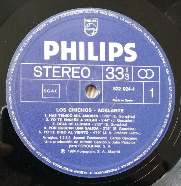 Los Chichos : Adelante (LP, Album)