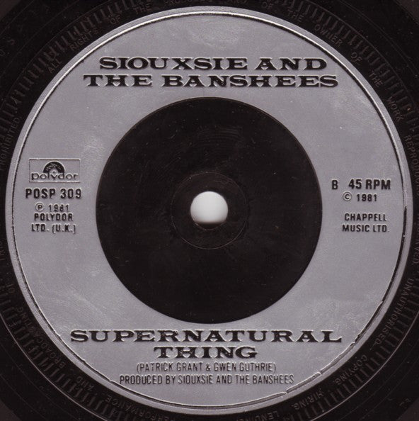 Siouxsie And The Banshees* : Arabian Knights (7", Single)