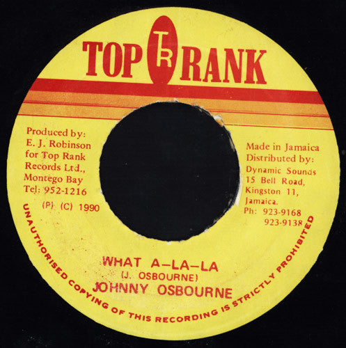 Johnny Osbourne : What A-La-La (7")