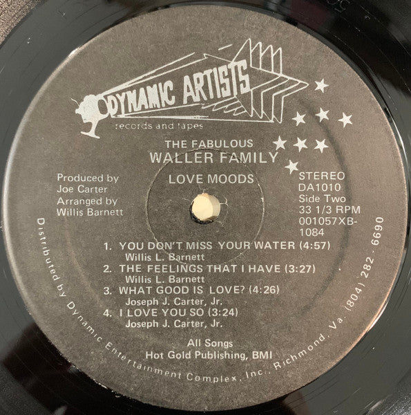 The Fabulous Waller Family : Love Moods (LP, Album)