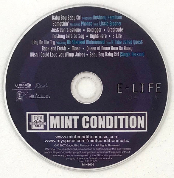 Mint Condition : E-Life (CD, Album)
