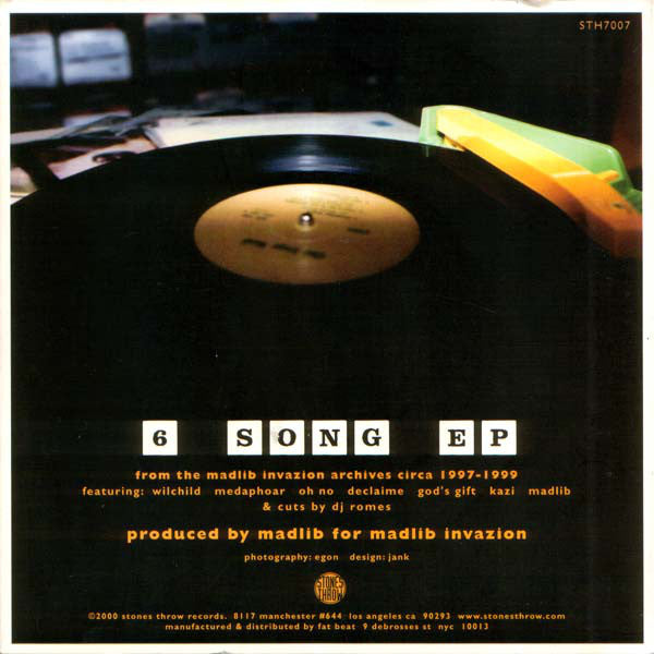 Madlib : Madlib Invazion (7", EP)
