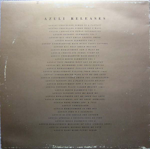 Romanthony : Ministry Of Love (12")