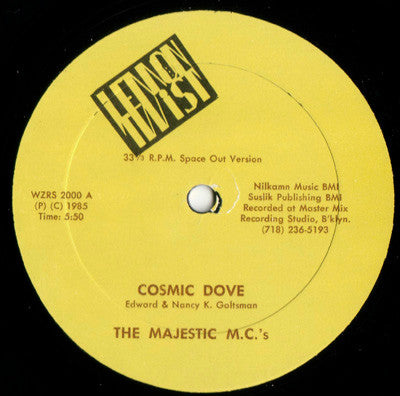 The Majestic M.C.'s : Cosmic Dove / Bite On The Duke (12")