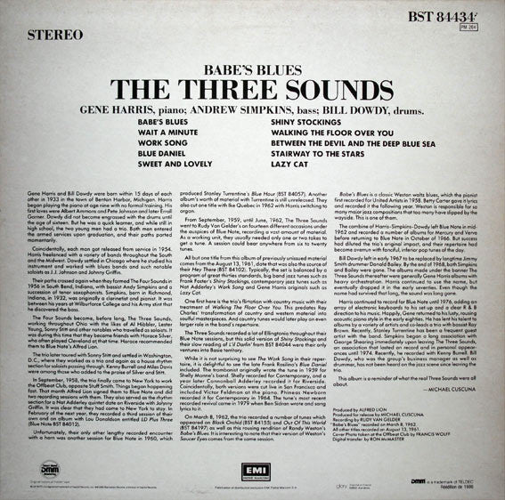The Three Sounds : Babe's Blues (LP, Album, RM)