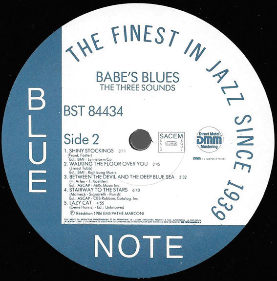 The Three Sounds : Babe's Blues (LP, Album, RM)
