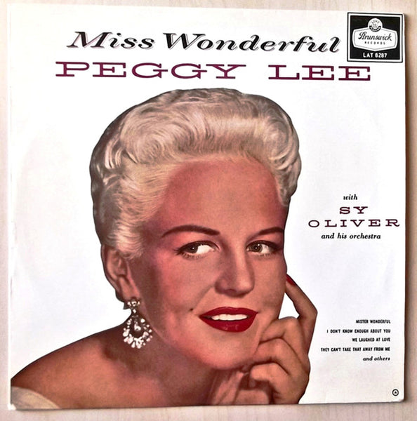 Peggy Lee : Miss Wonderful (LP, Album, Mono)