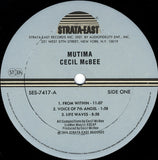 Cecil McBee : Mutima (LP, Album, RE)