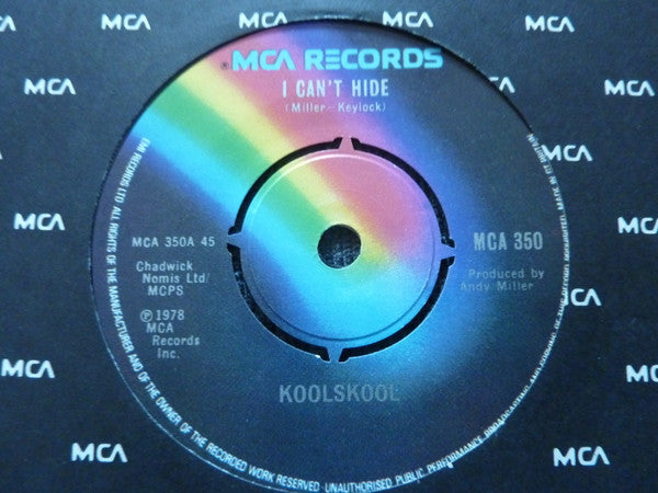 Koolskool (2) : I Can't Hide (7", EP)