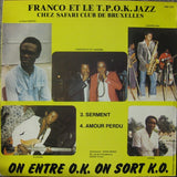 Franco Et Le T.P.O.K. Jazz* : Chez Safari Club De Bruxelles (LP)