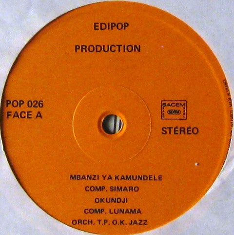 Franco Et Le T.P.O.K. Jazz* : Chez Safari Club De Bruxelles (LP)