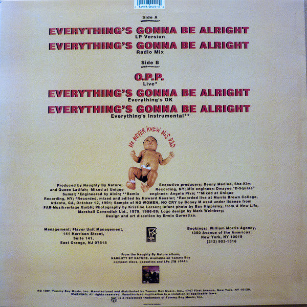Naughty By Nature : Everything's Gonna Be Alright (12")