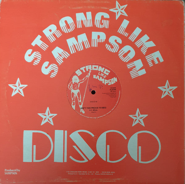 Roman Stewart / K.C. White : Mr Officer / Ain't Too Proud To Beg (12")