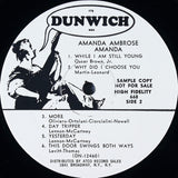 Amanda Ambrose : Amanda (LP, Album, Mono, Promo)
