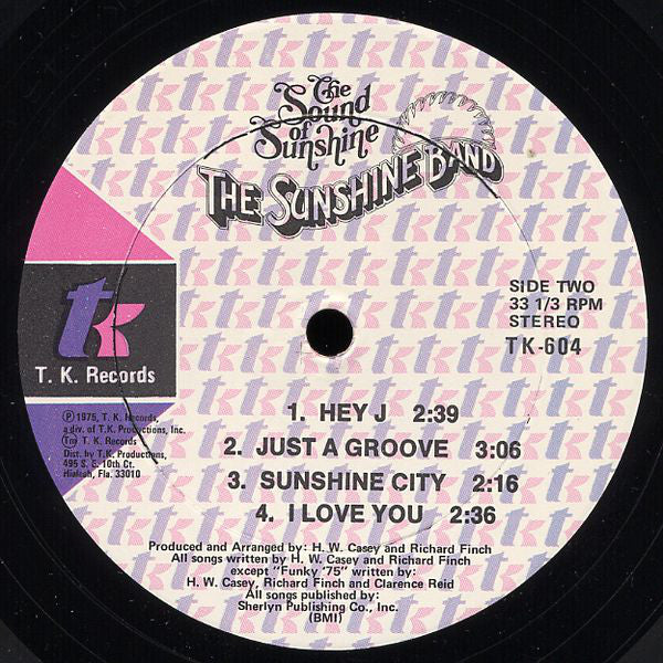 The Sunshine Band : The Sound Of Sunshine (LP, Album)