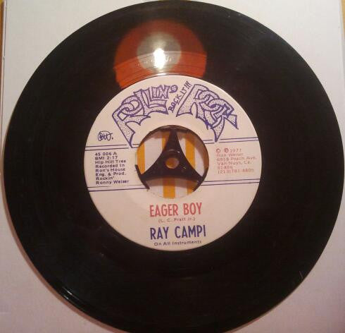 Ray Campi : Eager Boy (7", Single, RE)