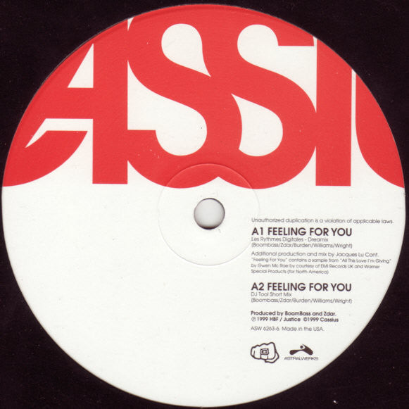 Cassius : Feeling For You (12")