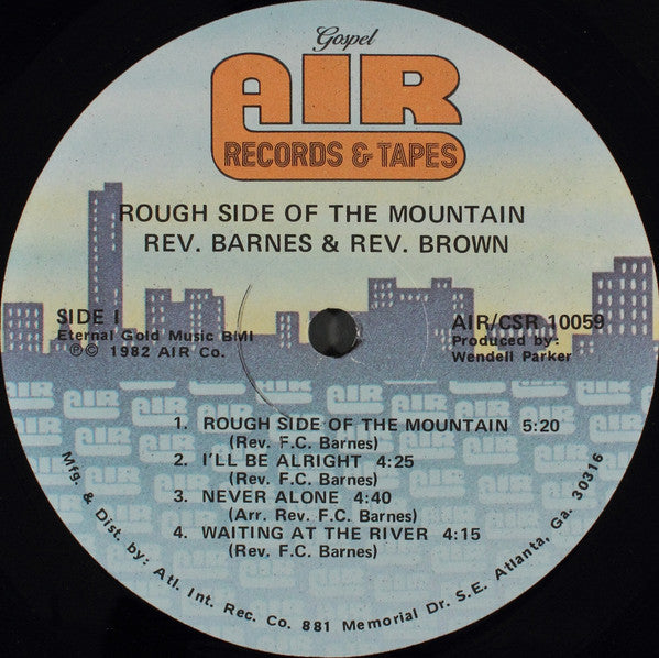Rev. F.C. Barnes* And Rev. Janice Brown : Rough Side Of The Mountain (LP, Album)