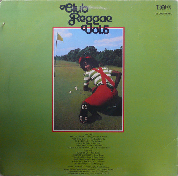 Various : Club Reggae Vol.5 (LP, Comp)