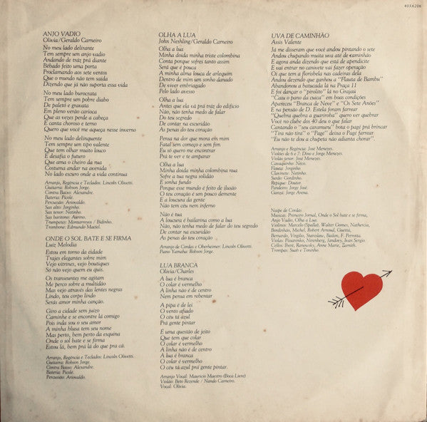 Olívia* : Anjo Vadio (LP, Album)