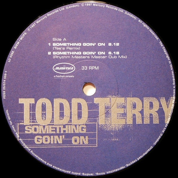 Todd Terry : Something Goin' On (12")