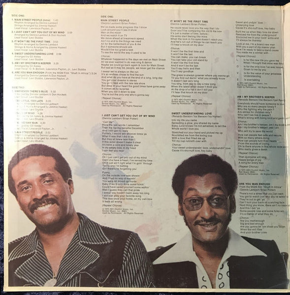 Four Tops : Main Street People (LP, Album, Quad, San)